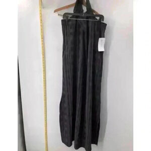 Athleta Women's XL Black Amara Stripe Sleeveless Maxi Dress Casual NWT